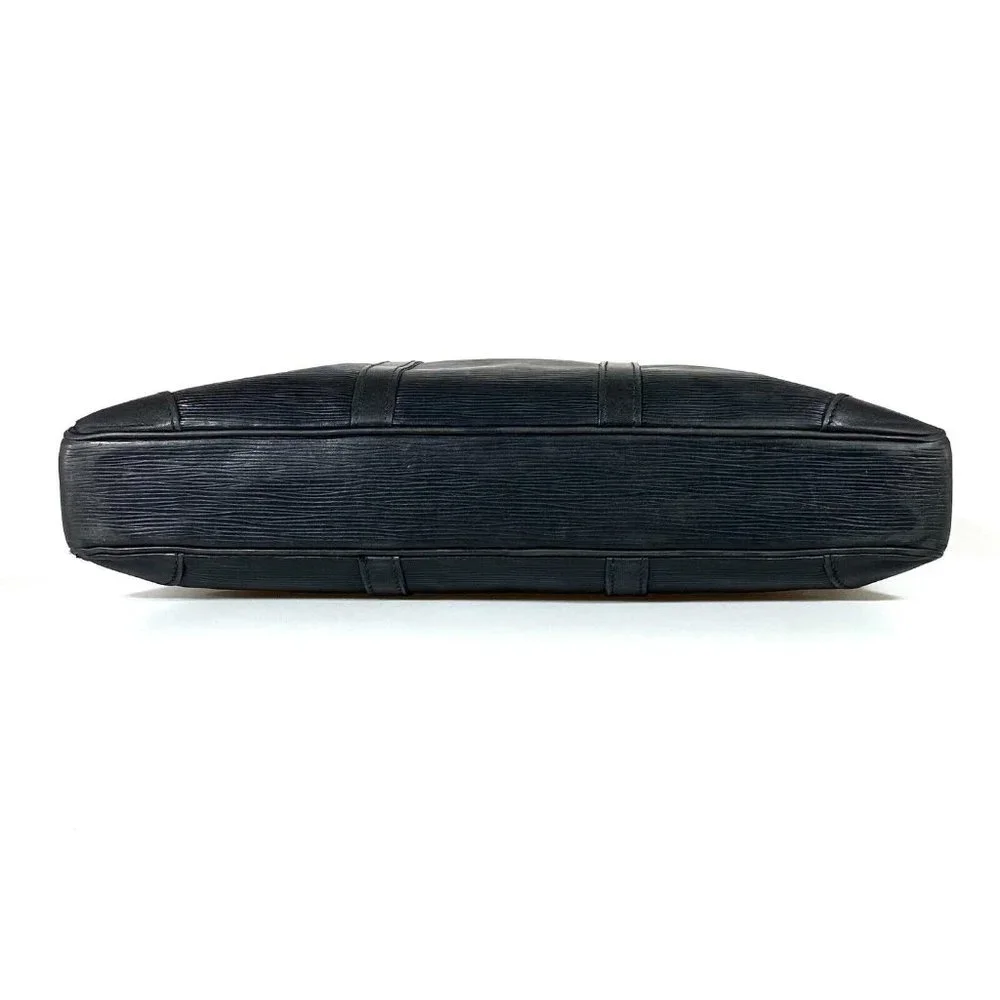 00450182# Louis Vuitton Business Bag Black Epi Noir - Picture 6 of 12